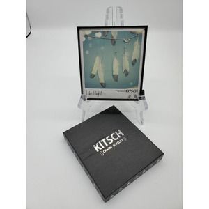 Kitsch Feather Charm Take Flight Set 18 in Necklace & Earrings Silver Plated